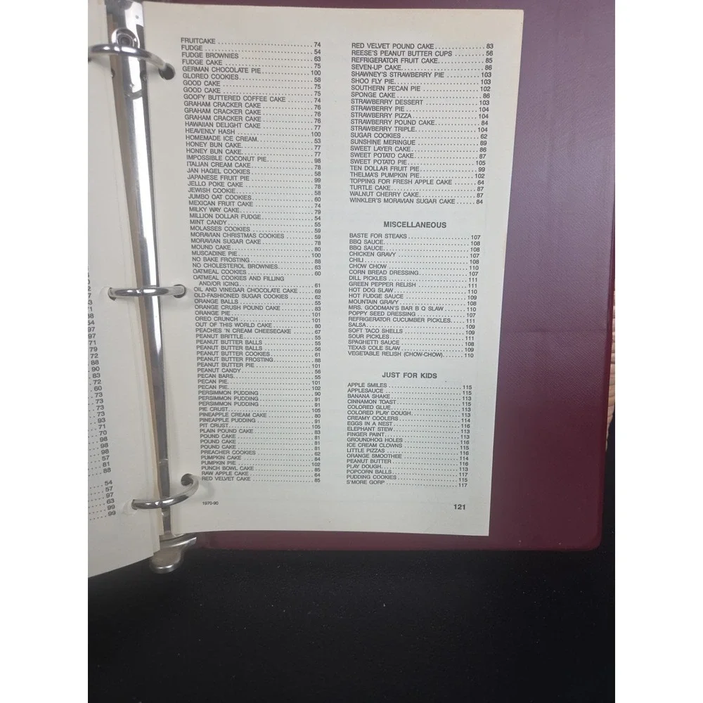 Turners Creek‎ Baptist Church Cookbook Recipe Book Yadkinville, NC 1990
